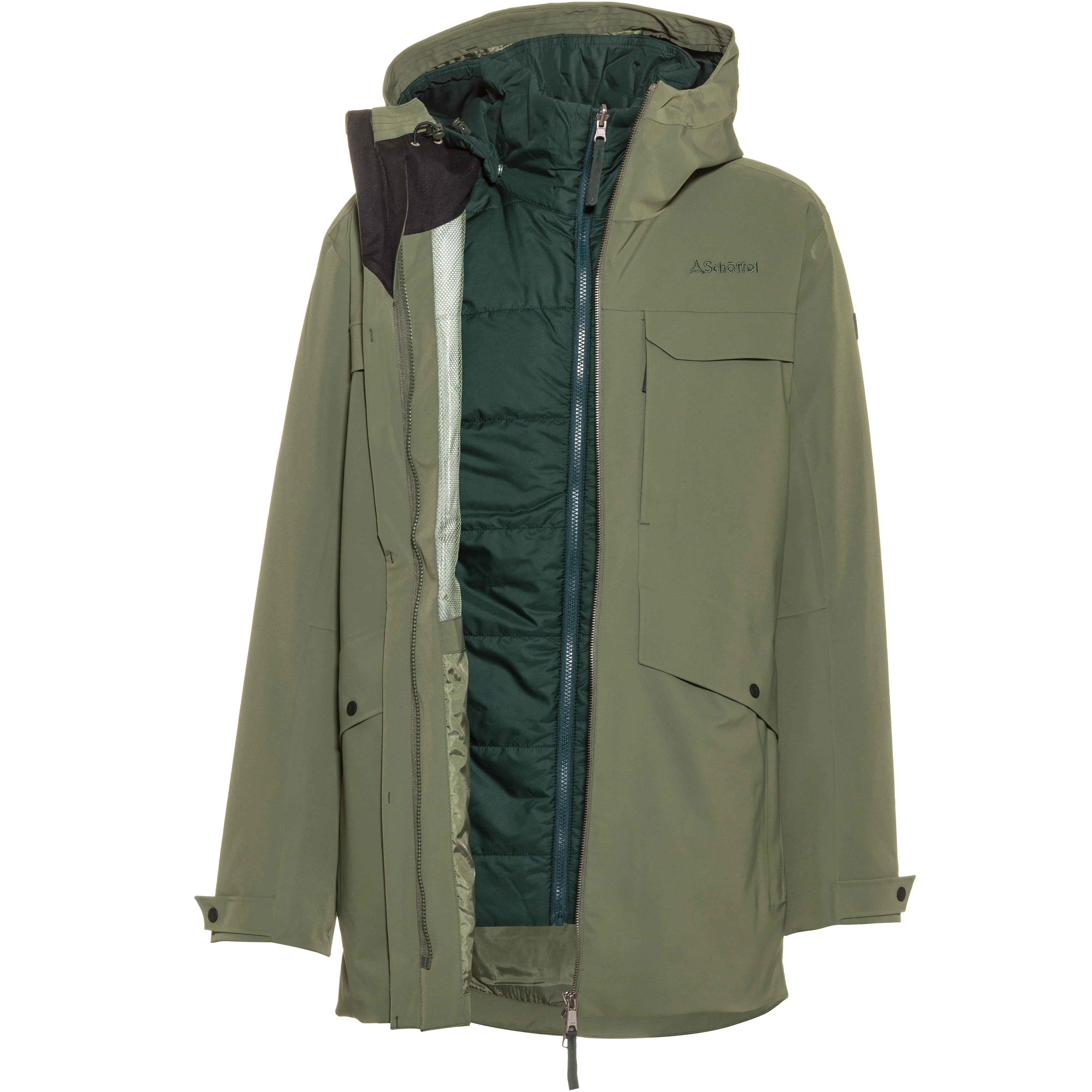 Schöffel 3in1 Moskau Parka Herren thyme im Online Shop von SportScheck
