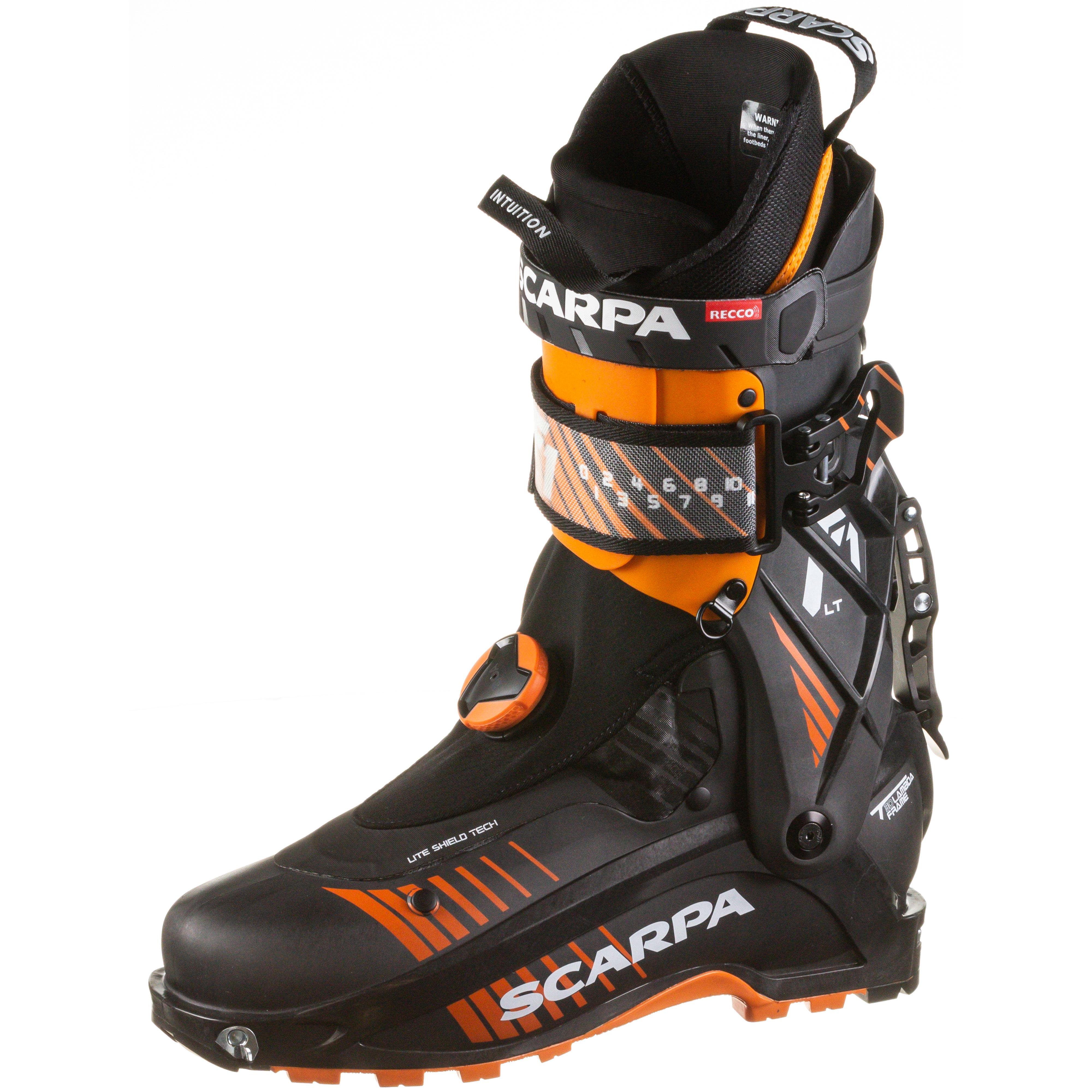 Scarpa F1 LT Tourenskischuhe carbon/orange im Online Shop von