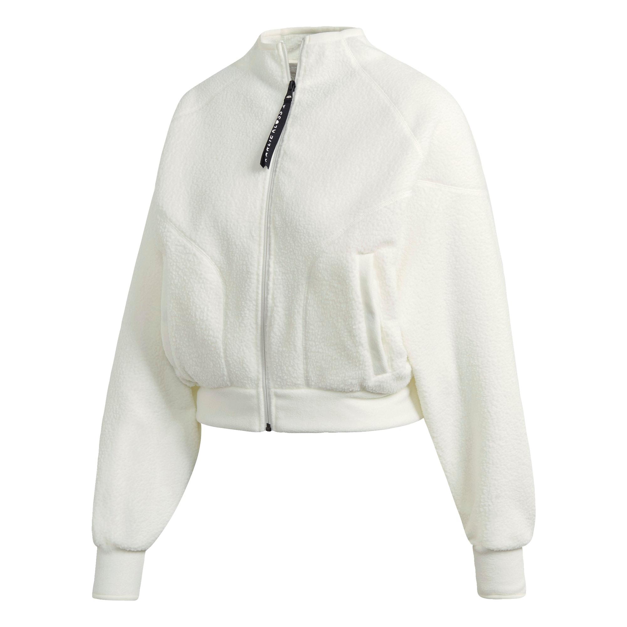 Adidas Karlie Kloss Teddy Jacke Trainingsjacke Damen Weiß im Online