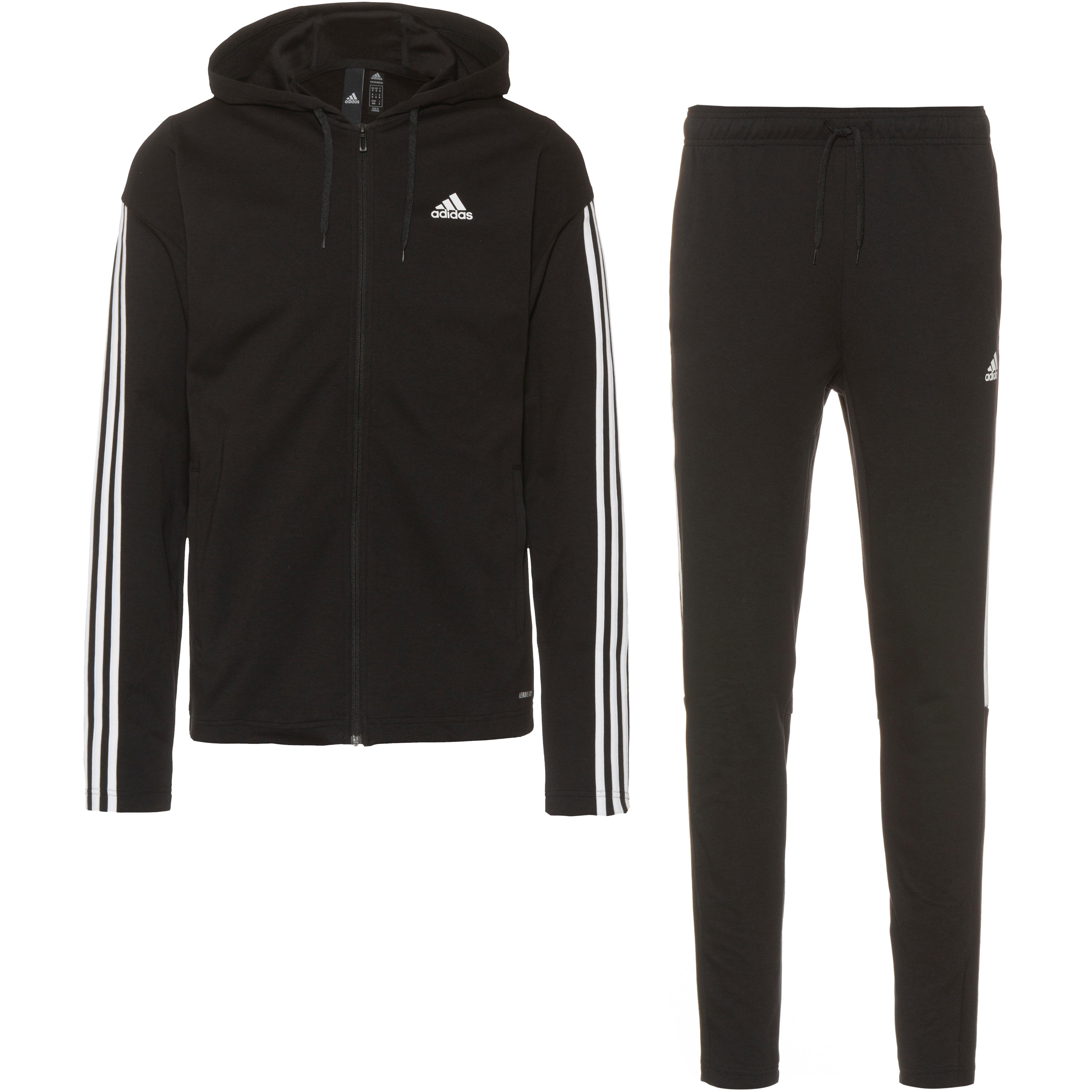 Adidas Aeroready Trainingsanzug Herren black im Online Shop von