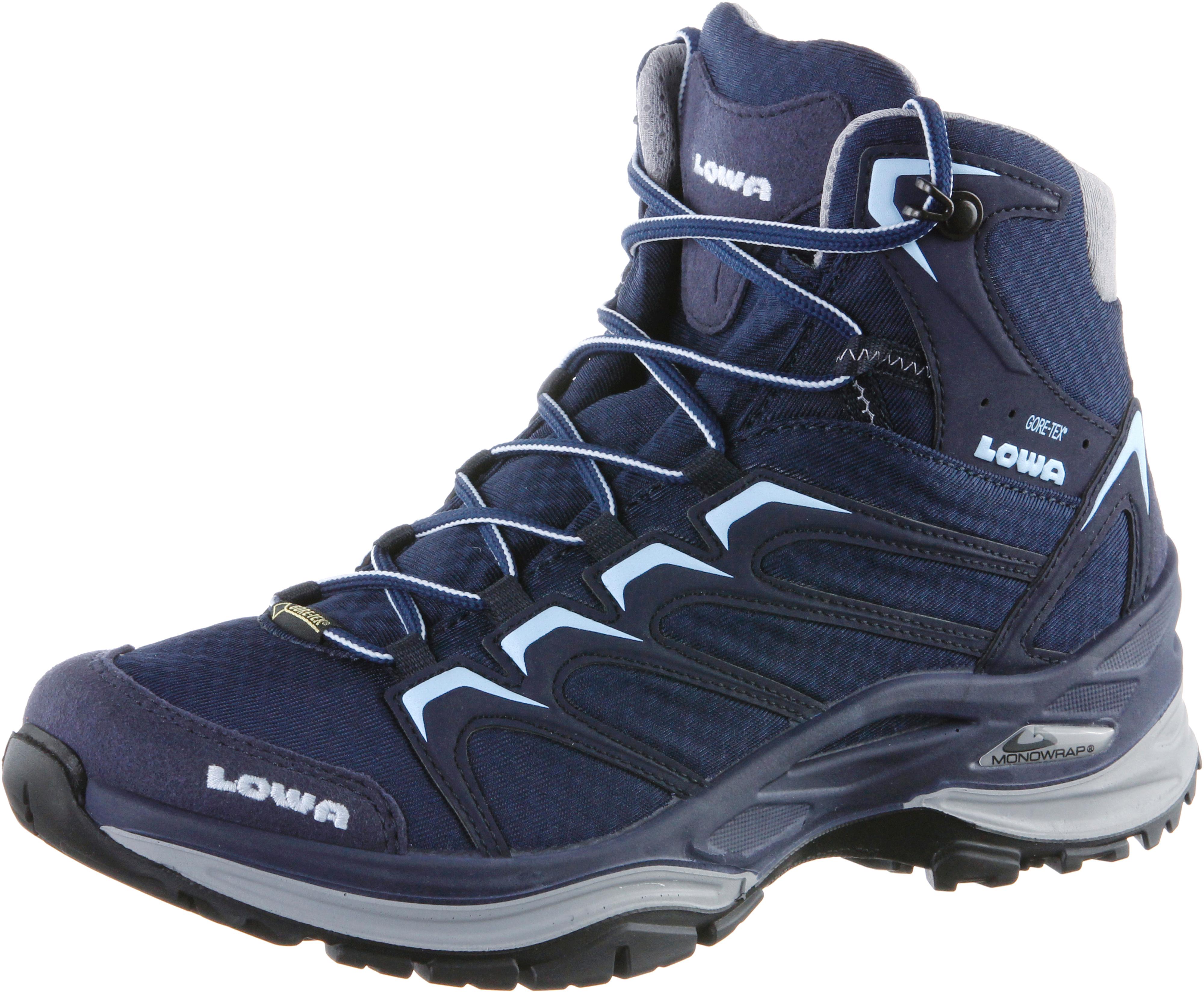 Lowa Innox GTX Mid Wanderschuhe Damen dunkelblau/hellblau im Online
