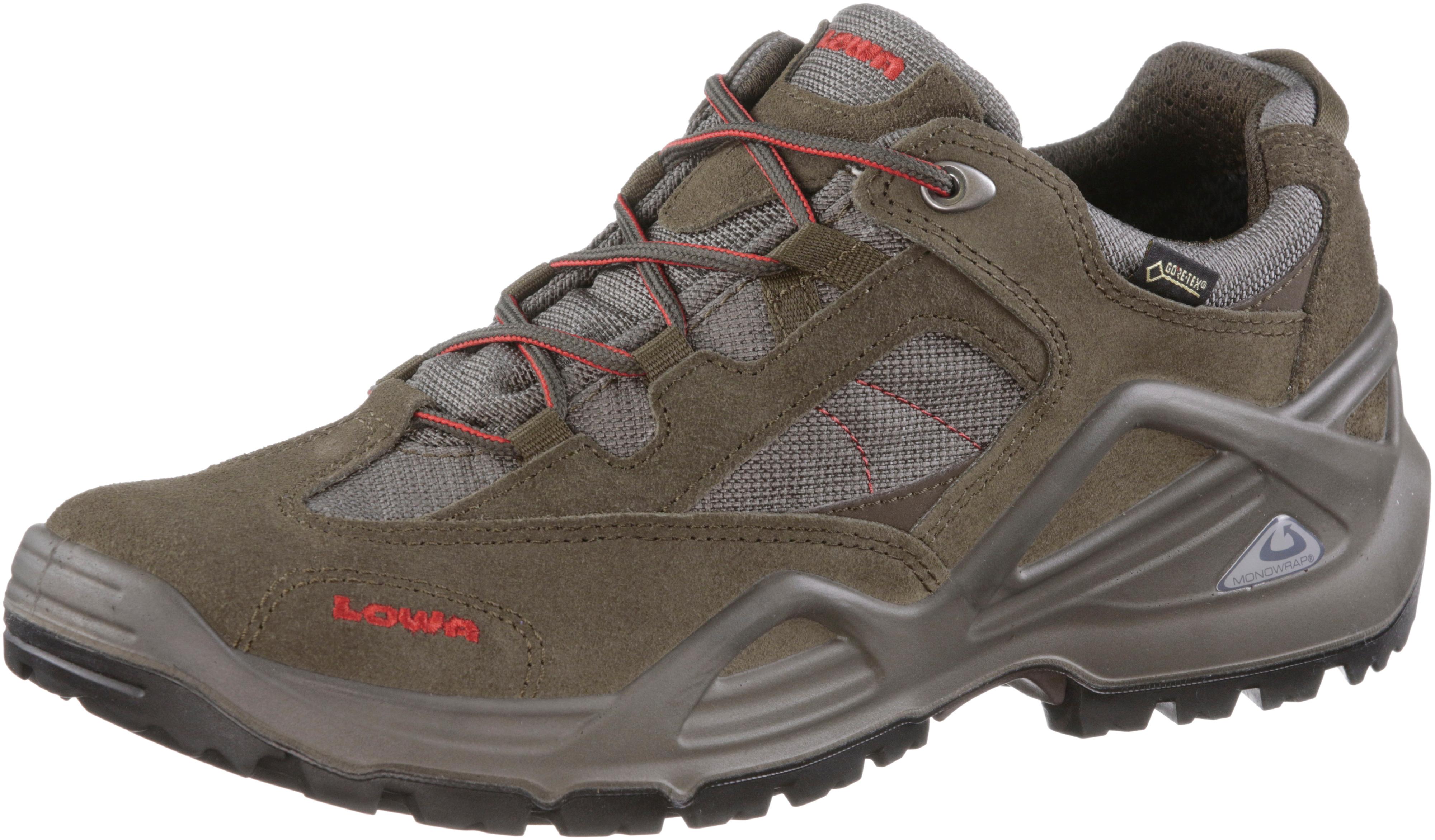 Lowa Sirkos GTX® Wanderschuhe Herren braun/rot im Online Shop von