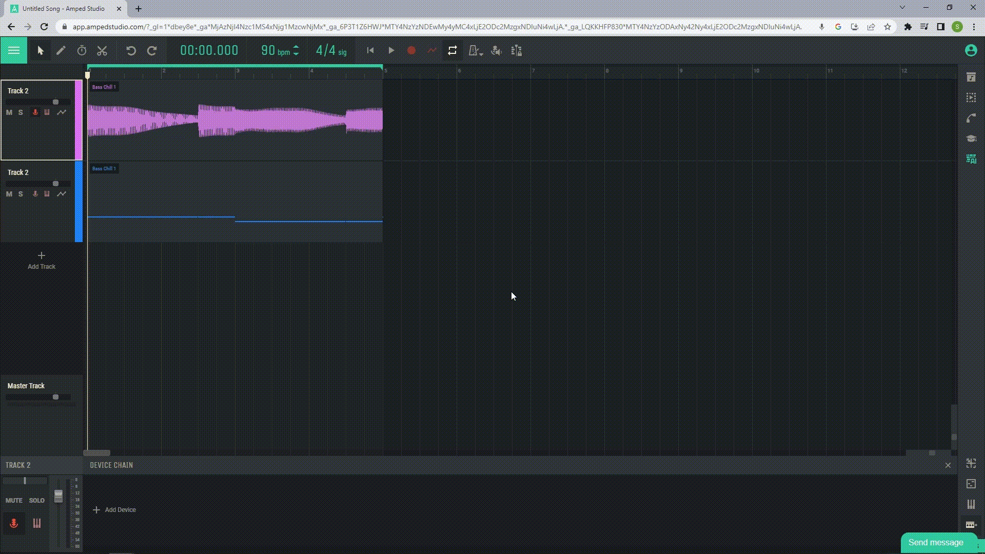 Overview of the AmpedStudio interface