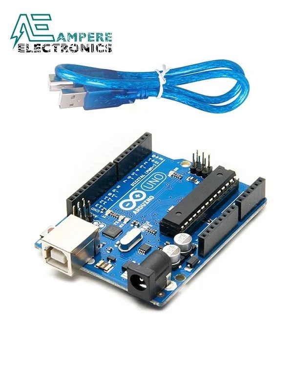 Arduino UNO with USB Cable Ampere Electronics
