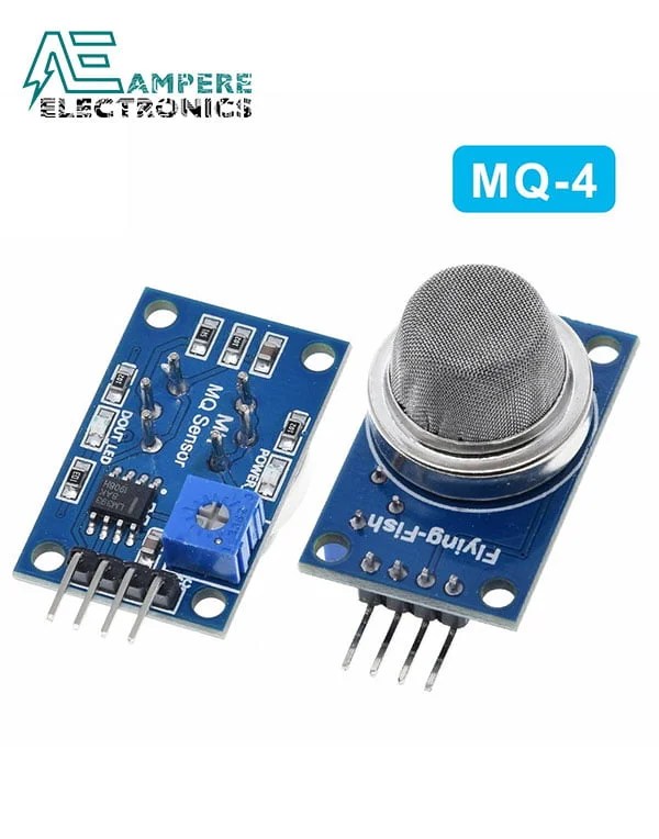 MQ4 Natural Gas, Coal CO & Methane Gas Sensor Module Ampere Electronics