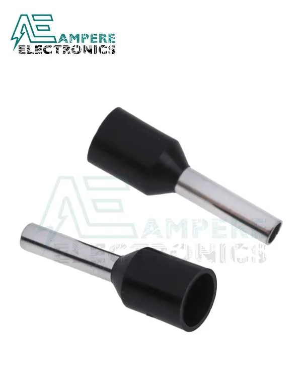 Tube Ferrule Insulated Cord End Terminal for 1.0mm wire 10pcs Ampere Electronics