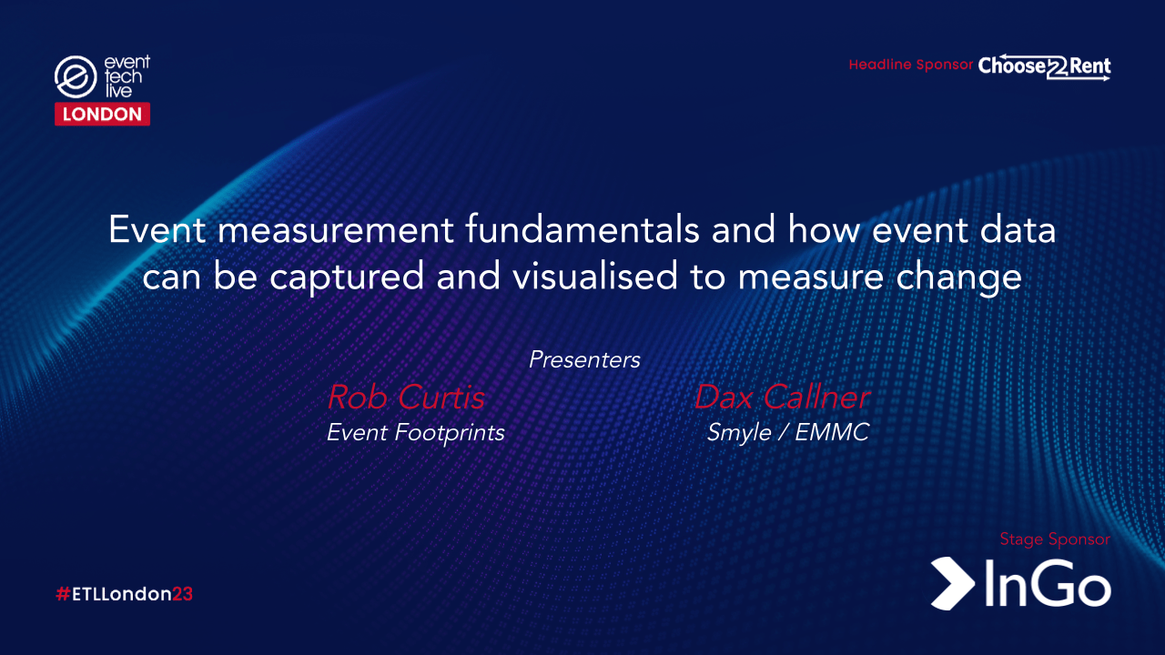 Event measurement fundamentals and how event data can be captured and