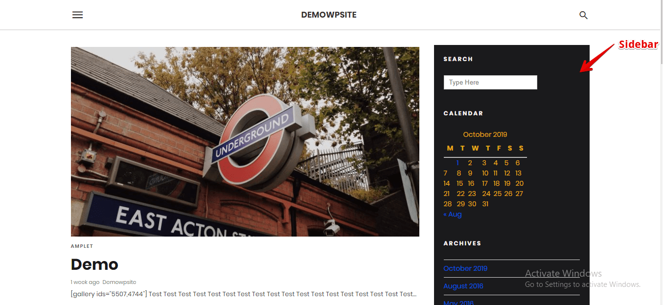 How to Setup Sidebar in AMP AMP Tutorials