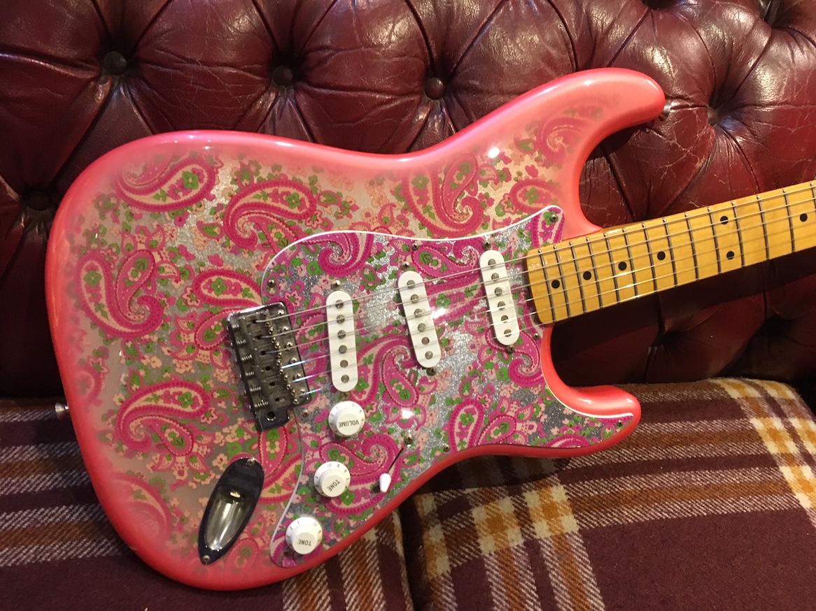 Fender Pink Paisley Stratocaster**SOLD Amp Guitars, Macclesfield