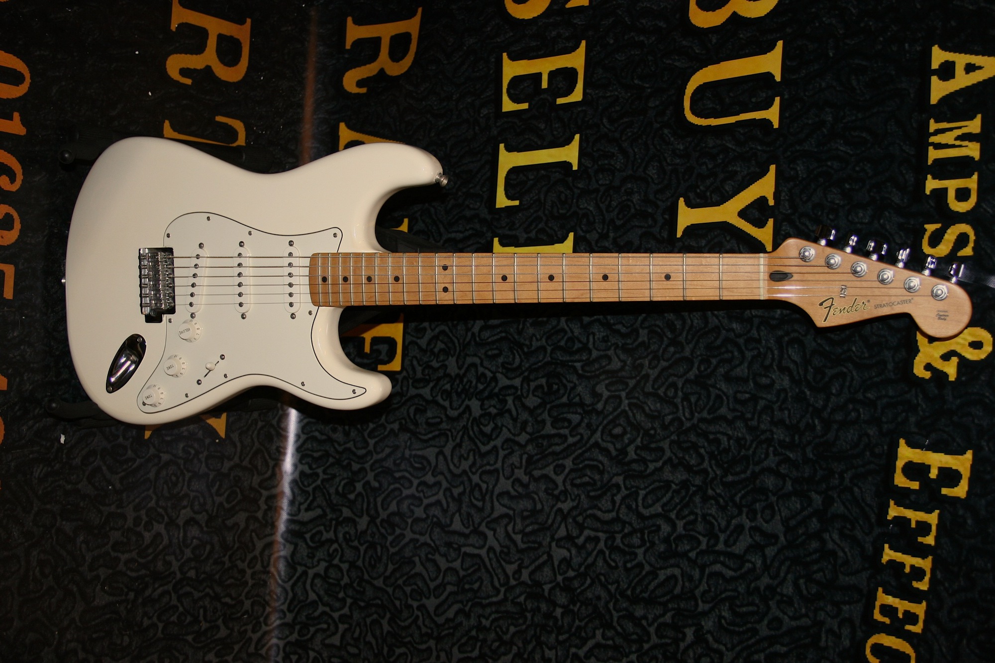 Fender Stratocaster olympic white**SOLD Amp Guitars, Macclesfield