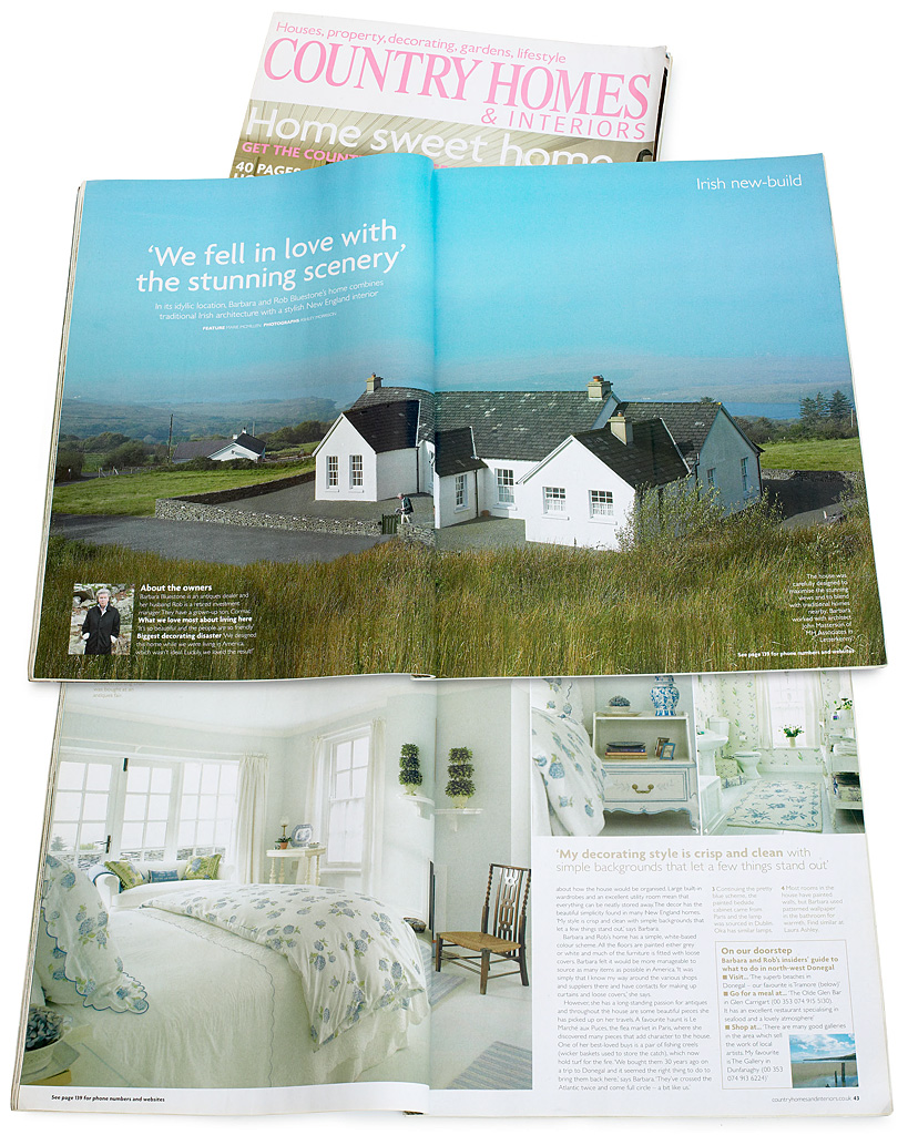 Pages 38 to 43 in the May 2008 issue of Country Homes & Interiors
