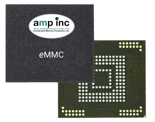 eMMC 32GB 5.1 TLC Industrial Accelerated Memory Production