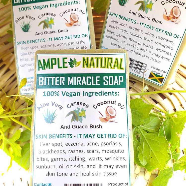 Ample Natural Organic and Natural Soaps and Oils Made in Jamaica by