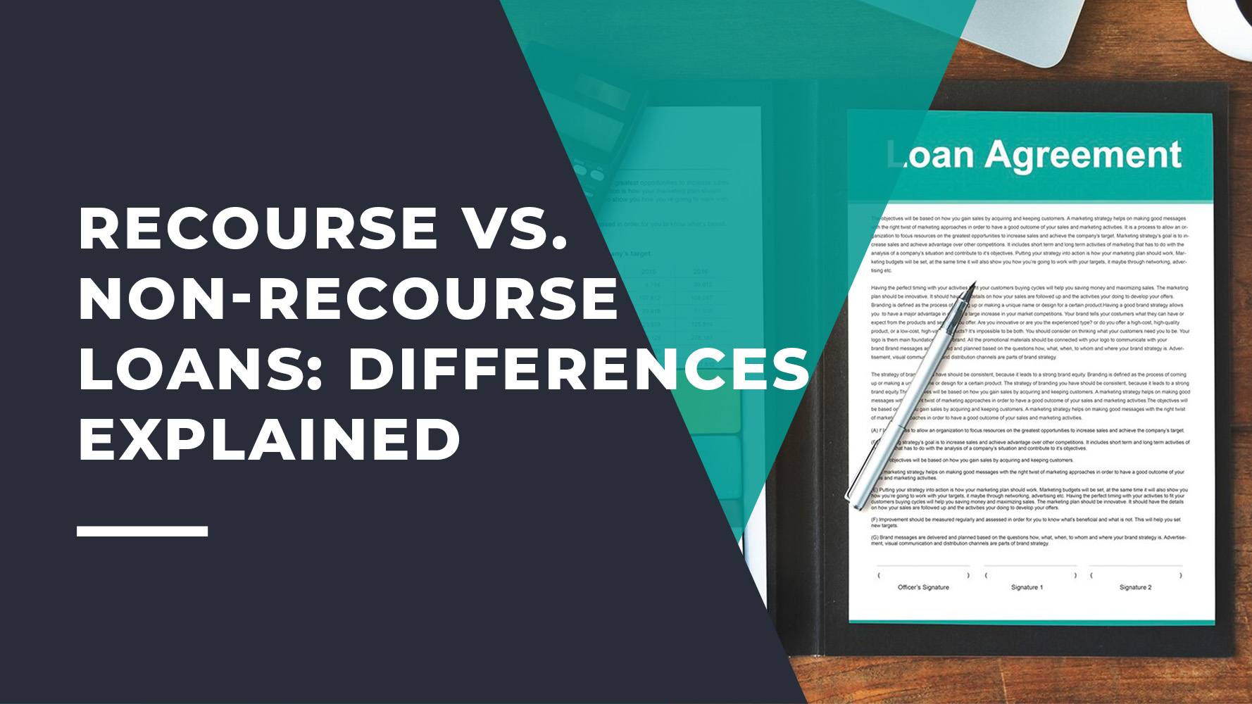 Recourse vs. NonRecourse Loans Differences Explained Amplend