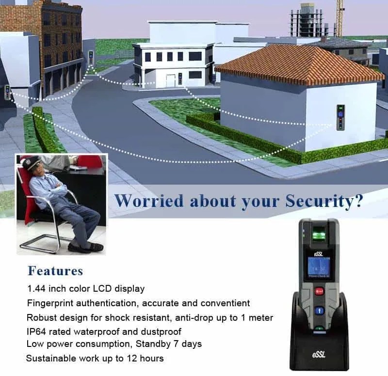 Guard Patrol System PT 100 1 Security Guard Tour System in India