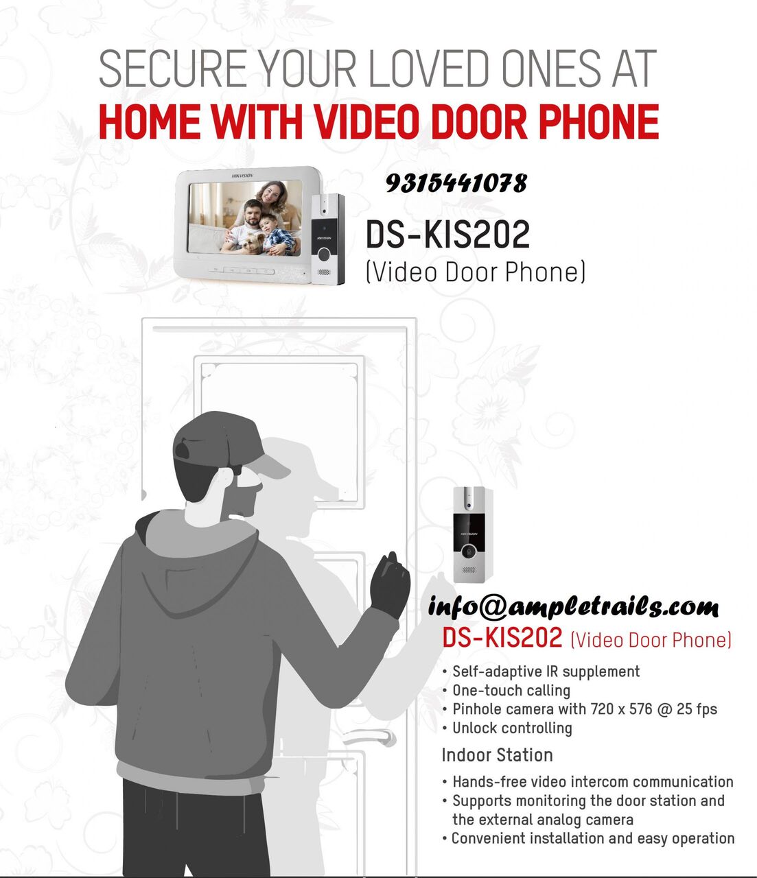 Video Door Phone VDP Panasonic Hikvision 1 VDP in India 2021