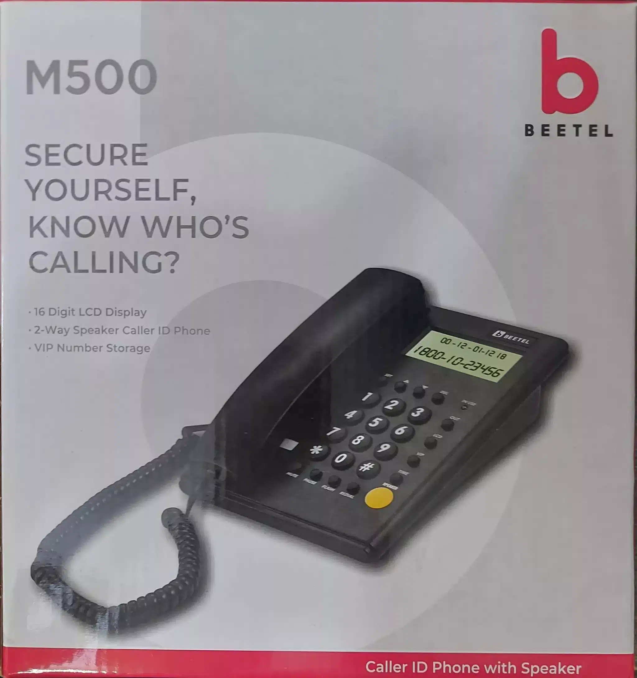 Beetel M500 Corded Landline Phone With Display Reliable Phone