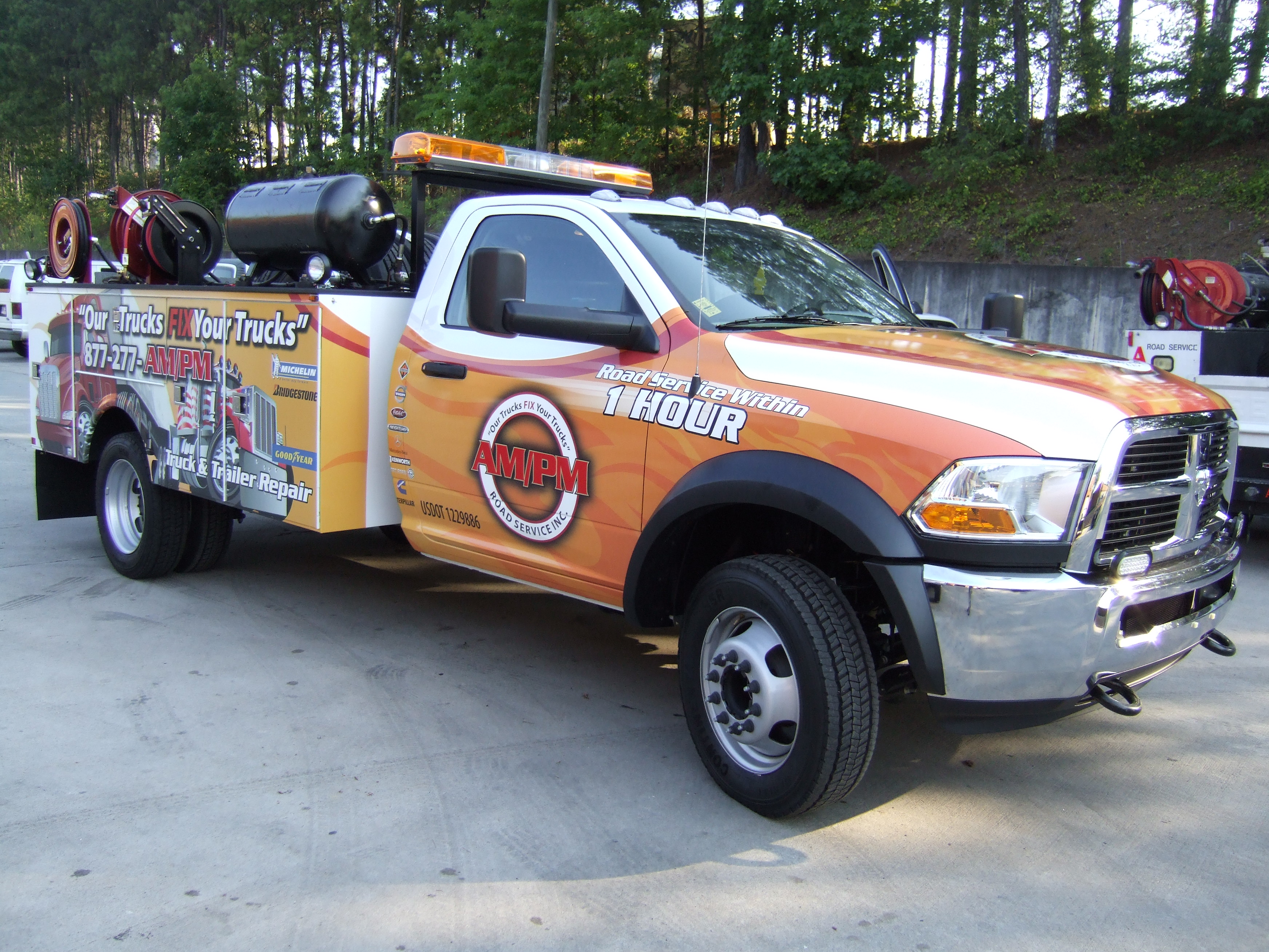 Gallery AMPM Road Service Mobile Truck Repair Gallery of our work.