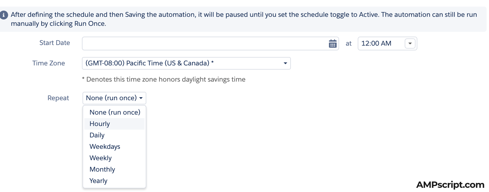 How to Run Automations More Frequently using SSJS AMPscript