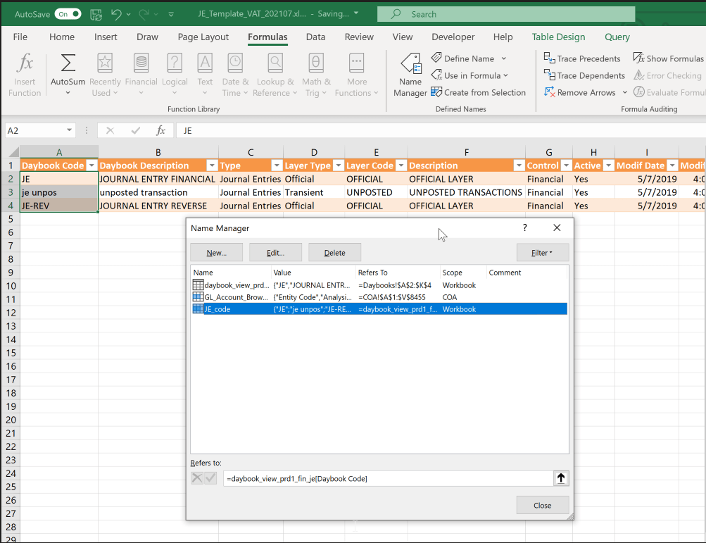 Excel ITJourney