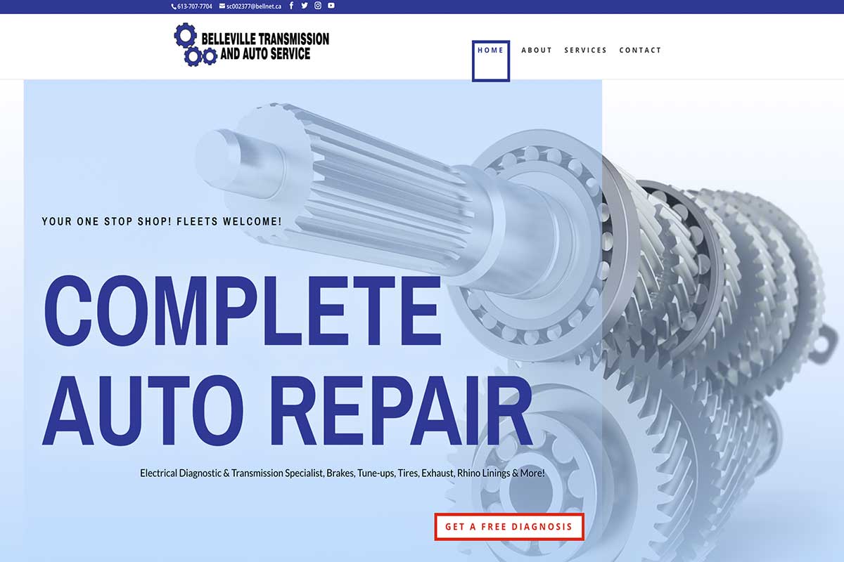 Belleville Transmission site Rebuild AMS Digital