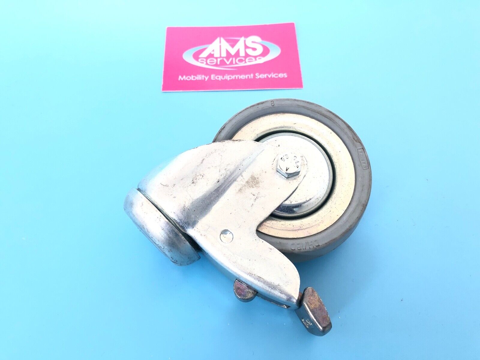 Liko Uno 100 Hoist 75mm Rear Castor / Caster / Wheel Spares / Parts AMS