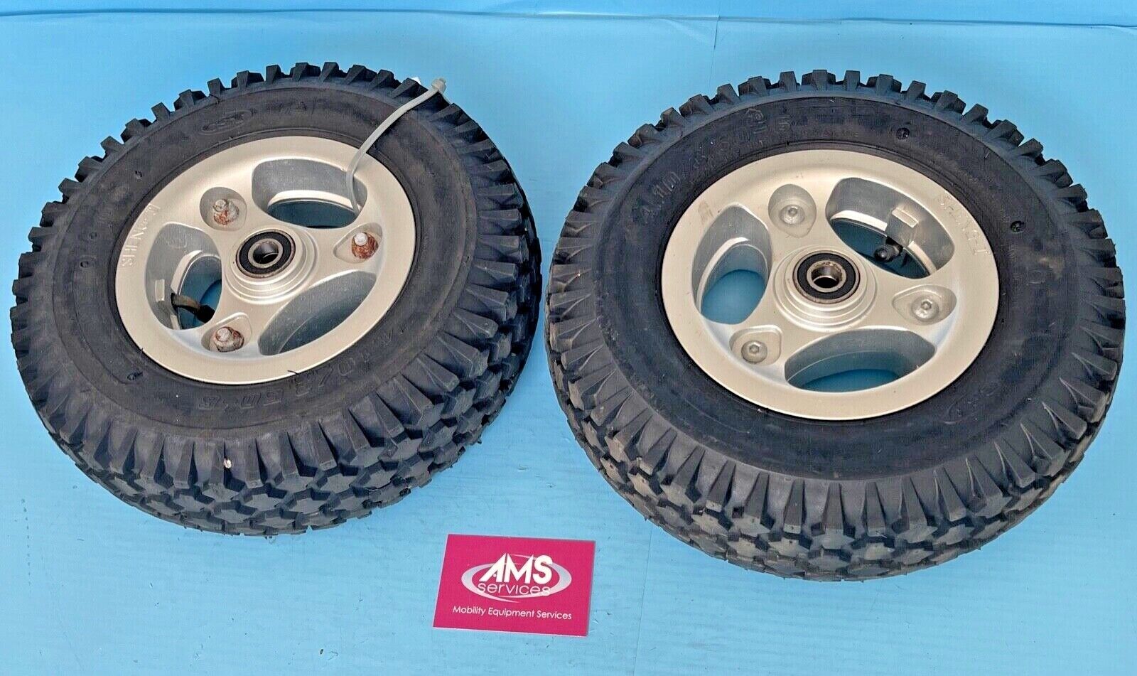 TGA Breeze S4 8mph Mobility Scooter Front Wheel & Tubed / Pneumatic Tyre Part B4 AMS