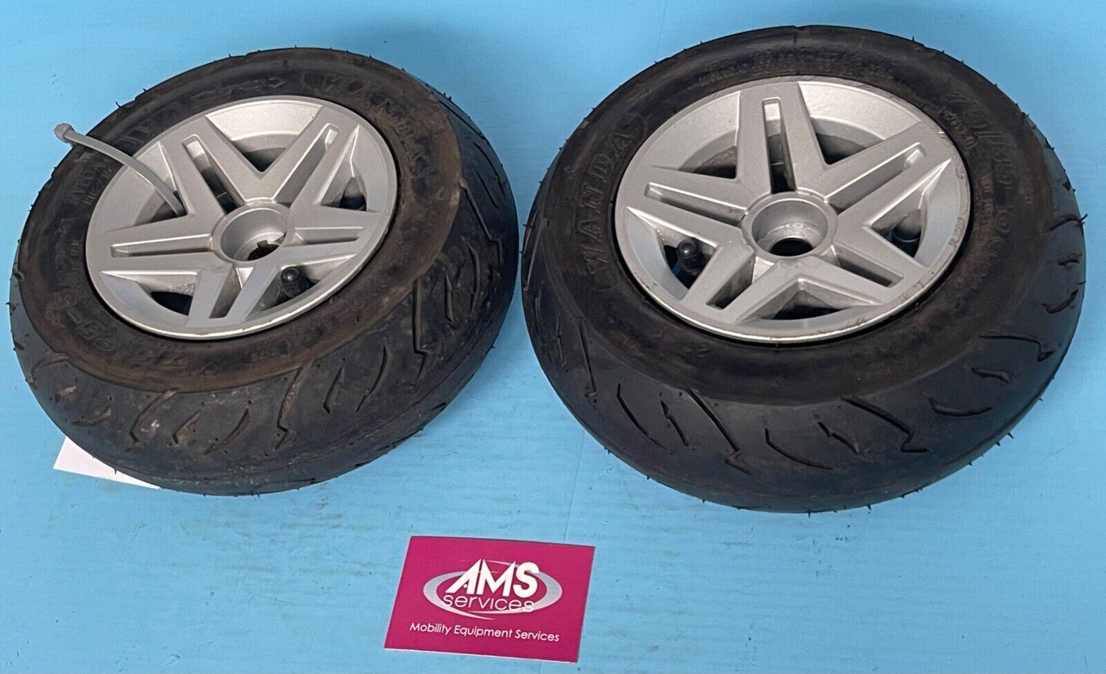 Kymco Komfi 8 8mph Mobility Scooter Rear Wheels & Tubed Tyres 75/855