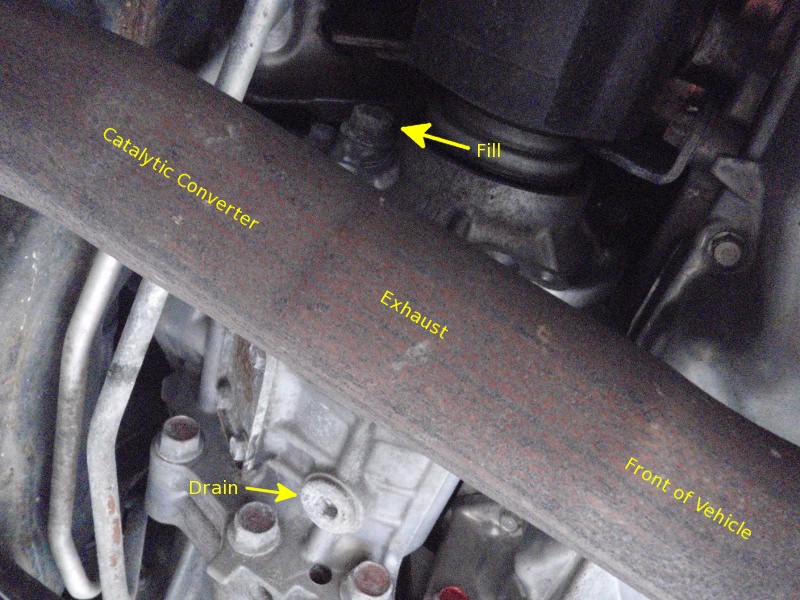 Transfer case and differential oil change Mitsubishi Forum