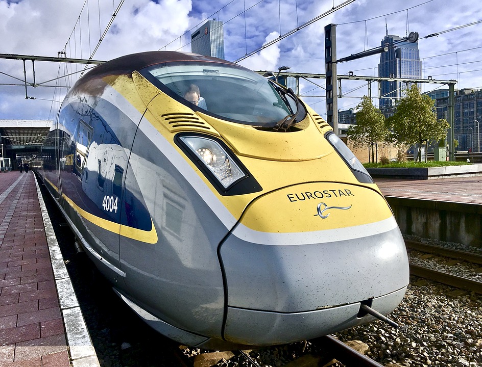 Where in Amsterdam does the Eurostar go?