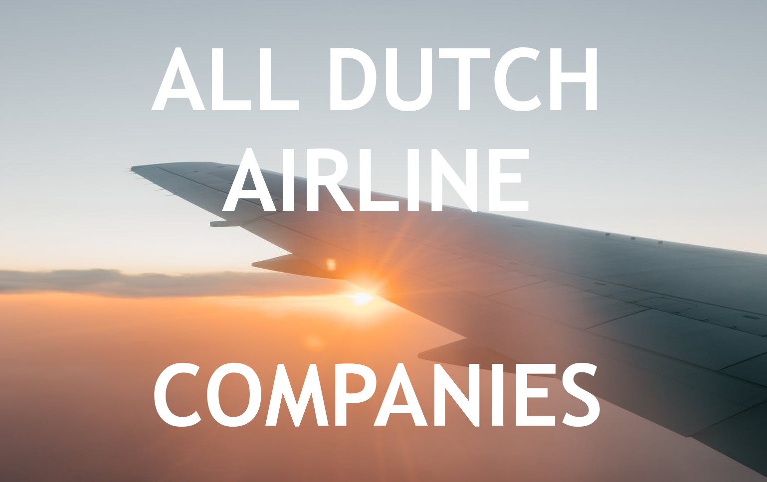 All Dutch airlines (full list)