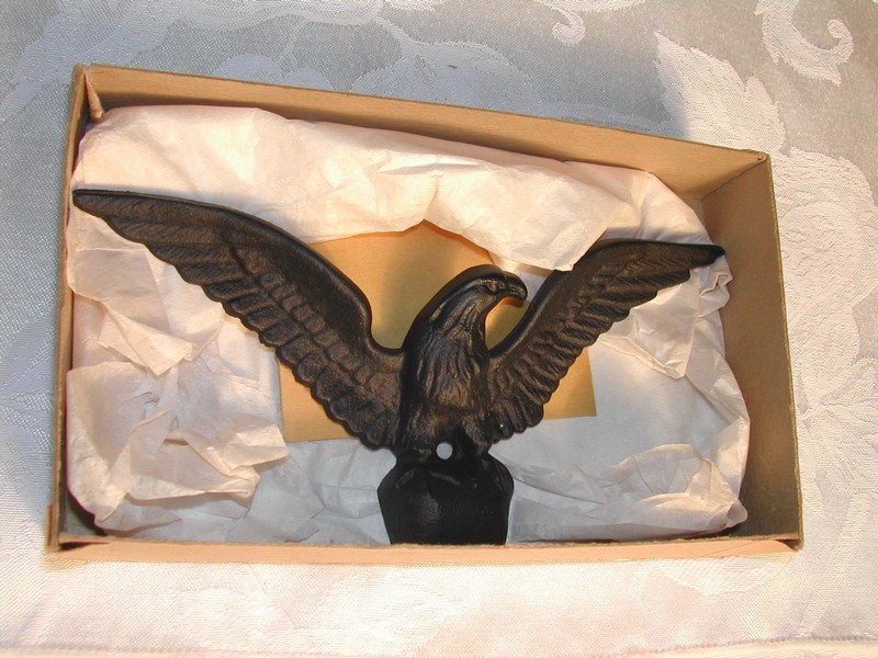 Wilton Products, Inc. Cast Iron Eagle Original Box Vintage