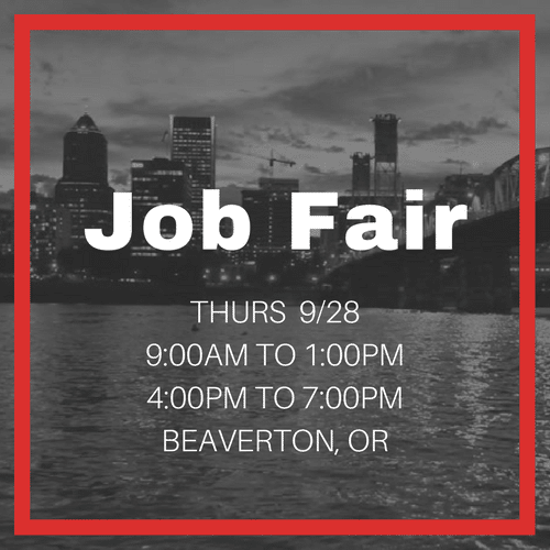 2017 Job Fair in Portland AM Technical Solutions