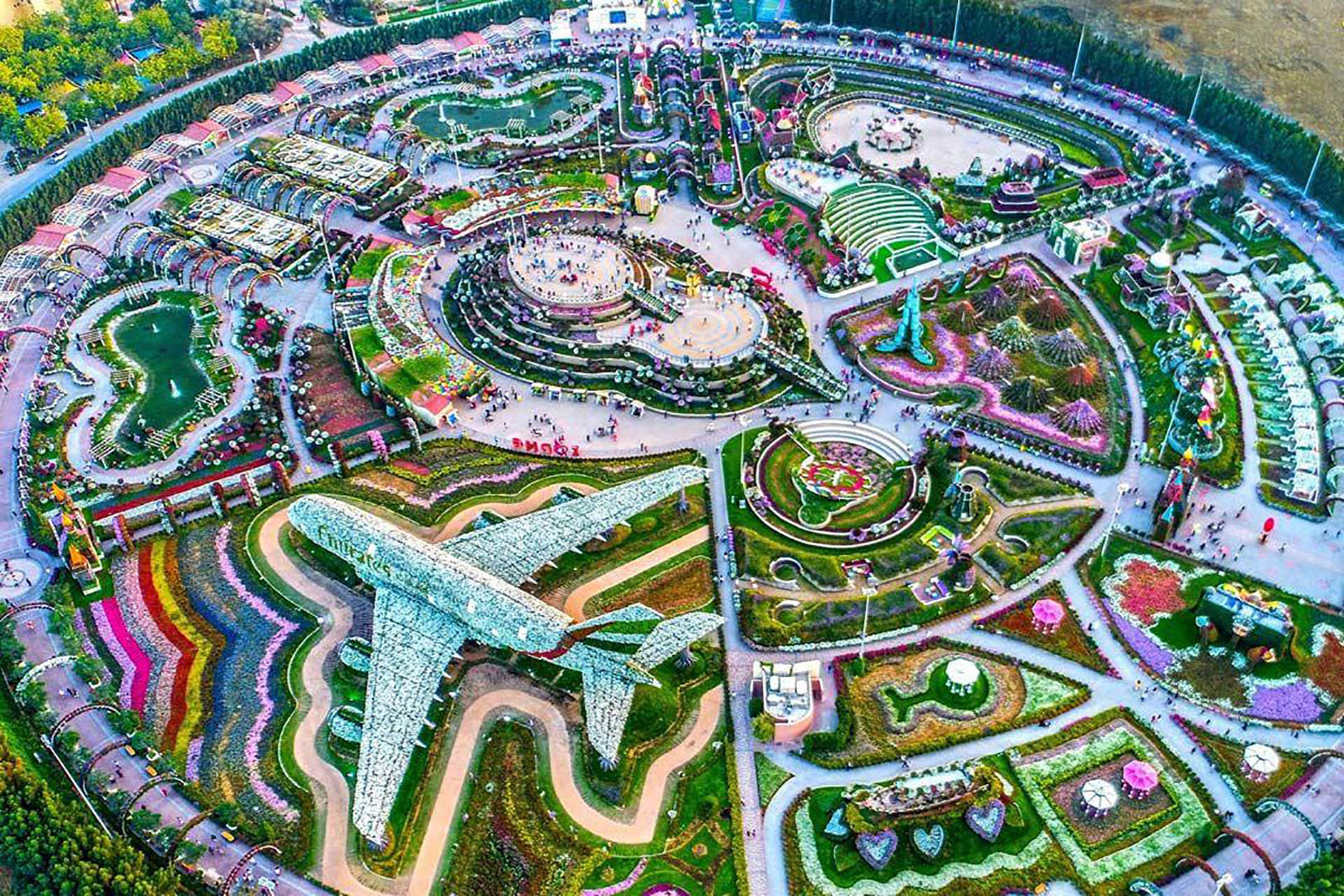 El parque de flores naturales más grande del mundo Dubai Miracle