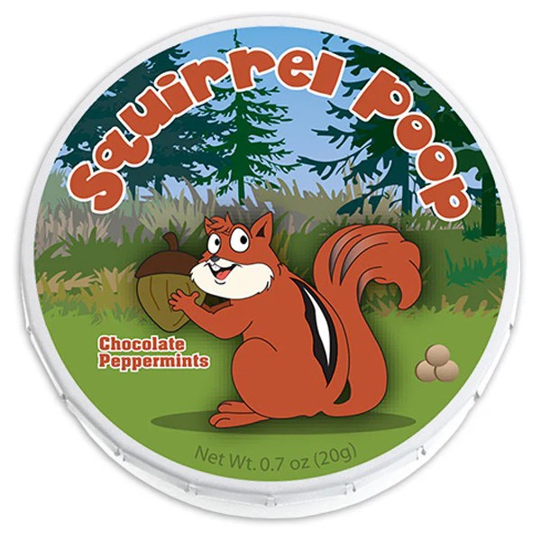 Squirrel Poop Mints 0801P AmuseMints Sweets and Snacks USAMade