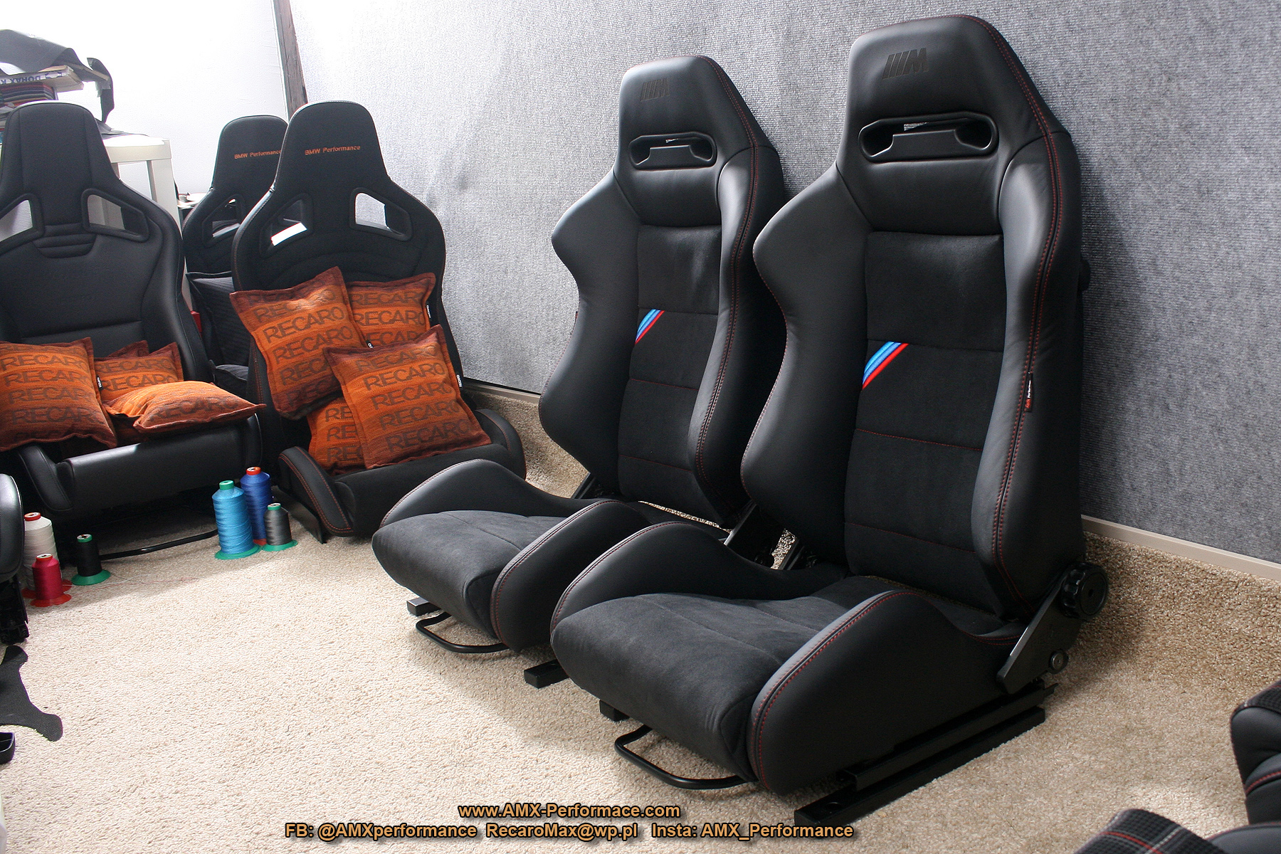 BMW e30 EVO Recaro seats