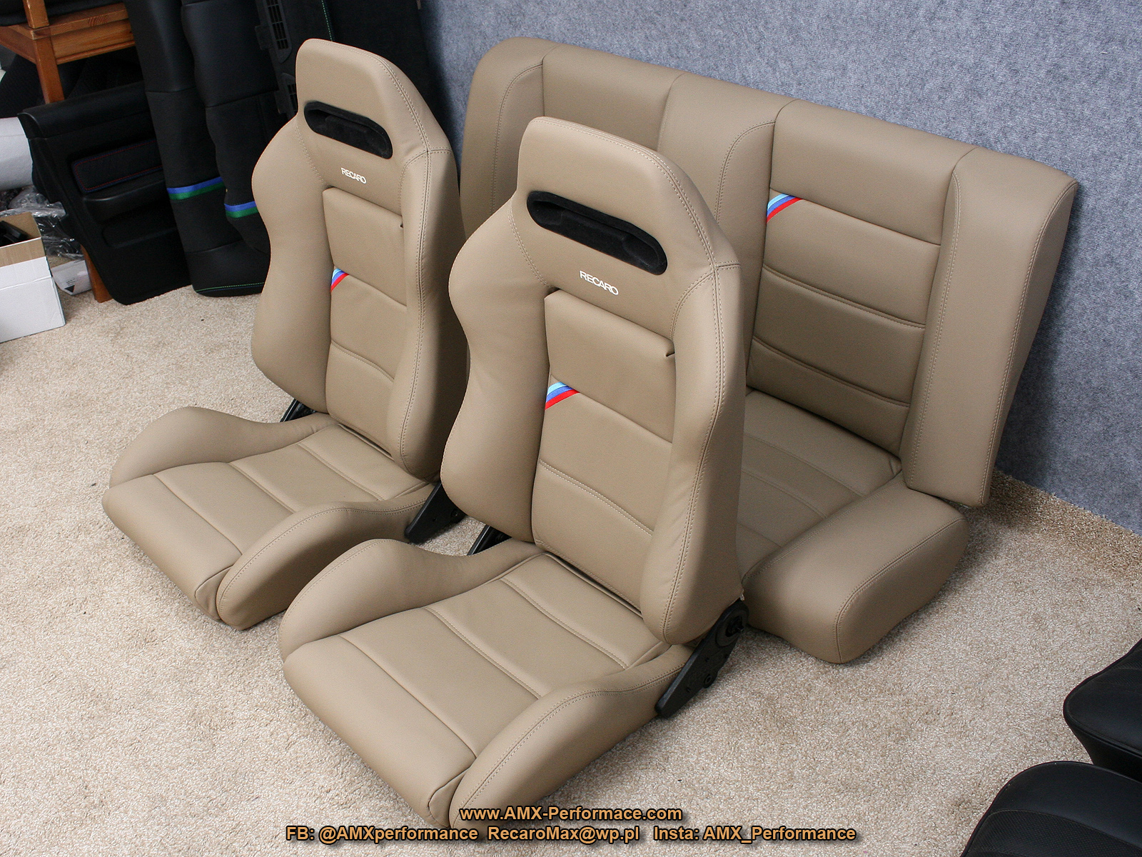 BMW e30 EVO Recaro seats