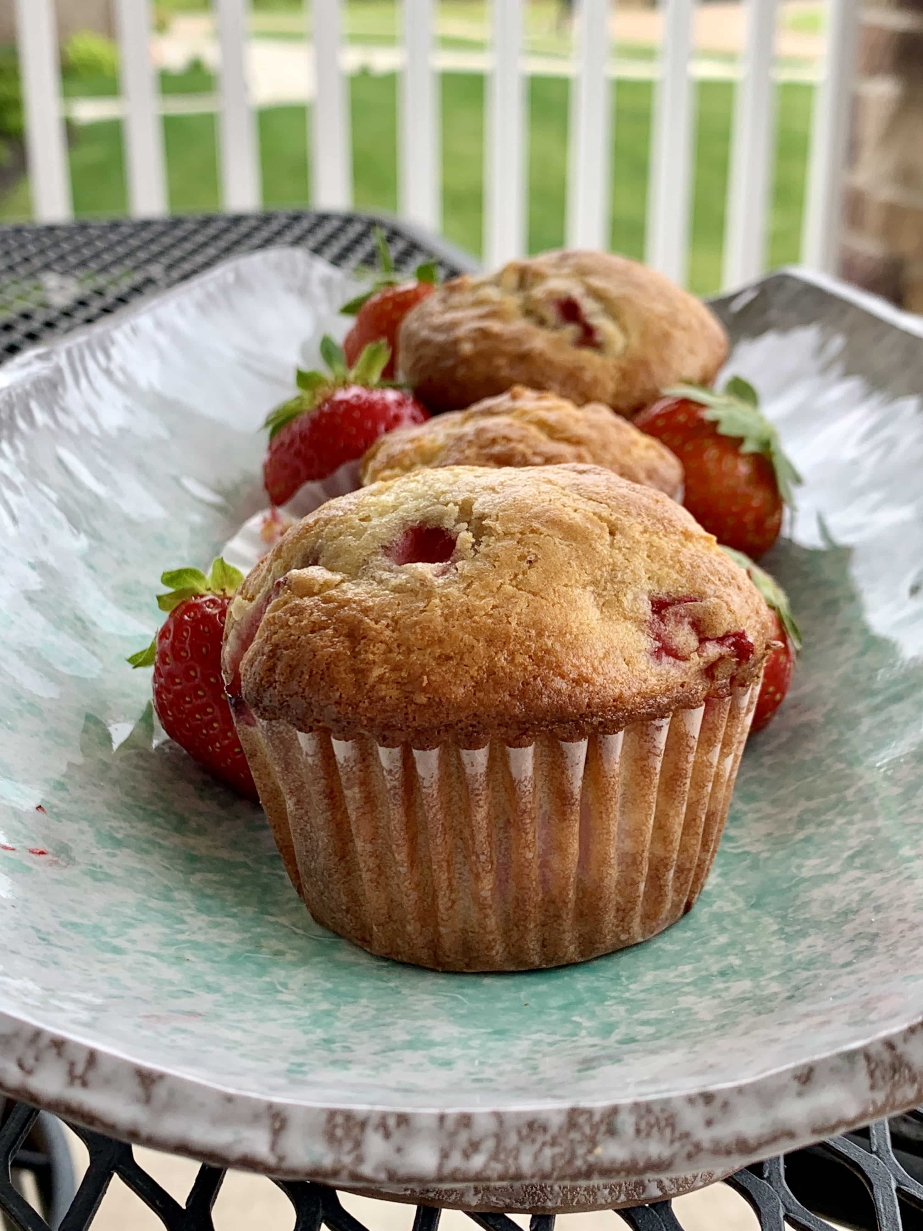 Strawberry Orange Muffins Amy Bakes Bread