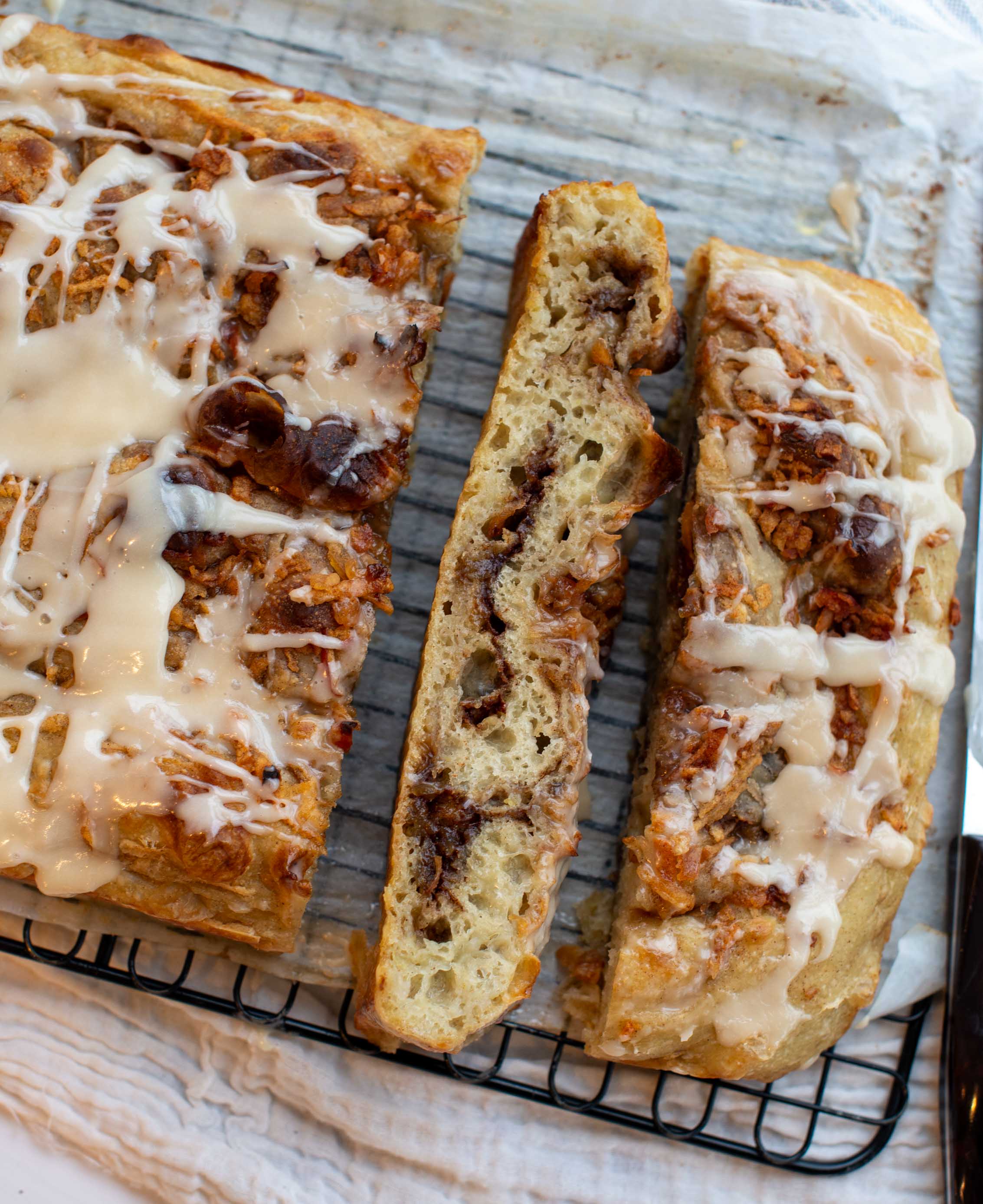 Sourdough Apple Pie Focaccia Amy Bakes Bread