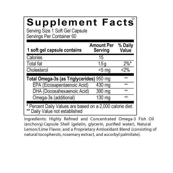 Omega 3 EPA/DHA Amy Beard MD