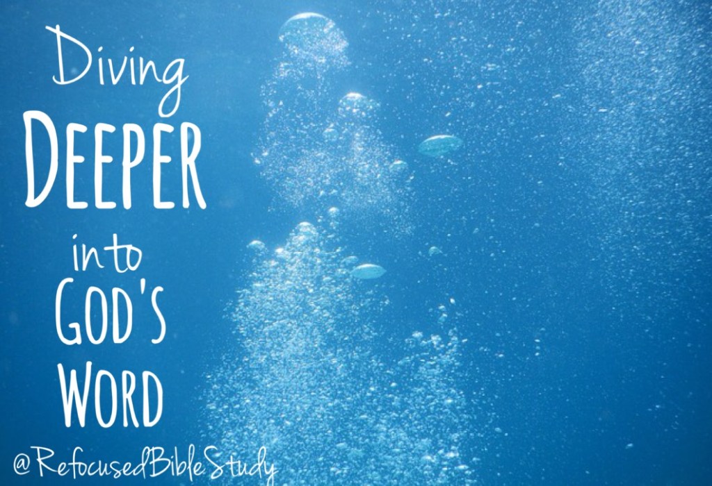 Diving Deeper into God’s Word Amy D Terry