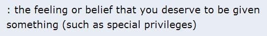 ENTITLED definition in the Cambridge English Dictionary