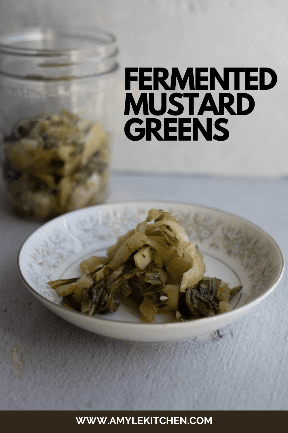 Fermented Mustard Greens Amy Le's Kitchen