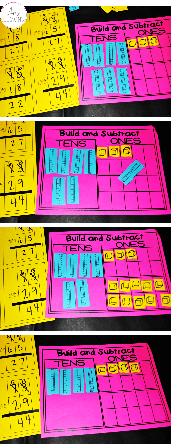 Subtraction With Regrouping - Amy Lemons