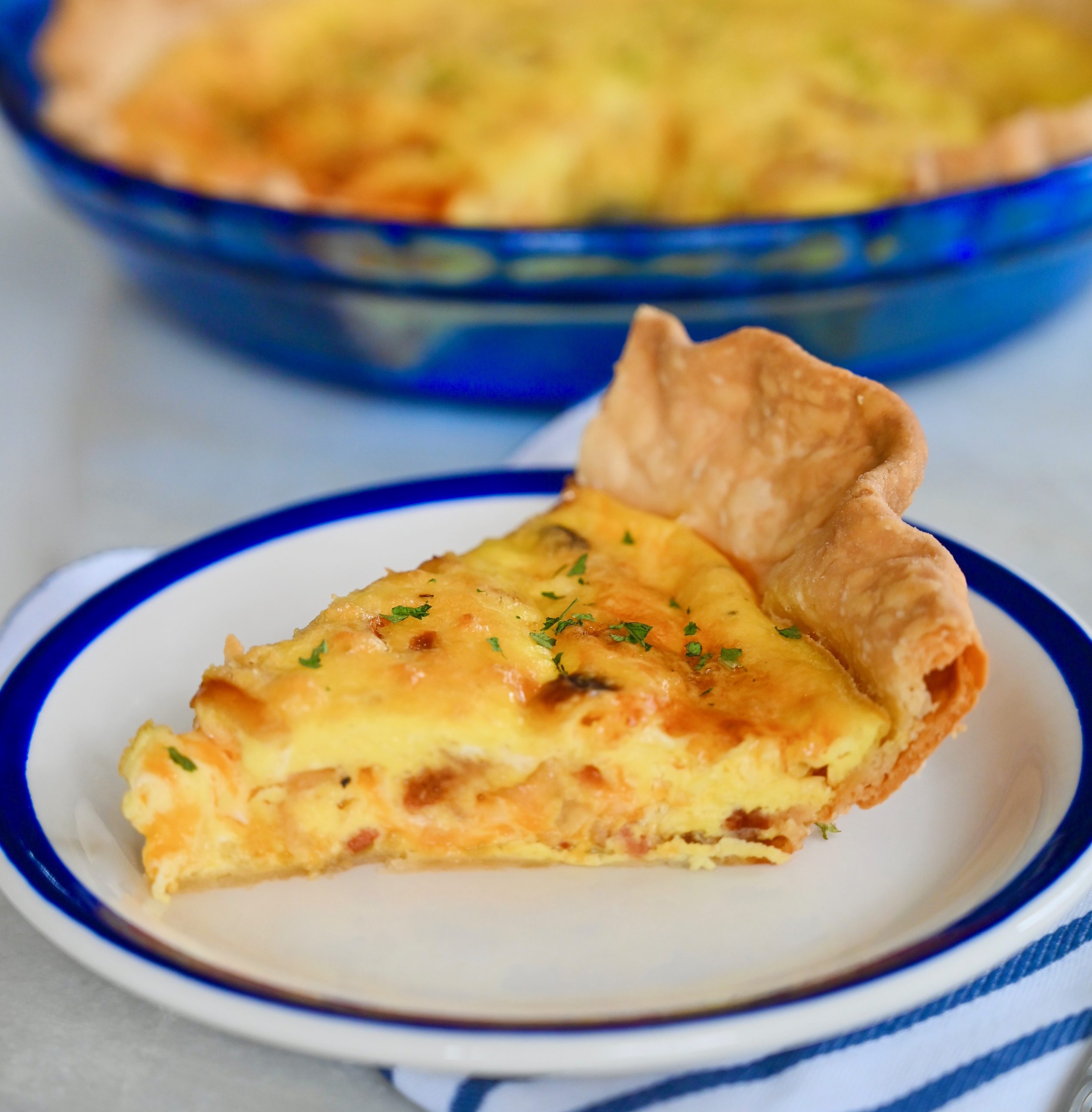 Caramelized Onion and Bacon Quiche Maison McCauley