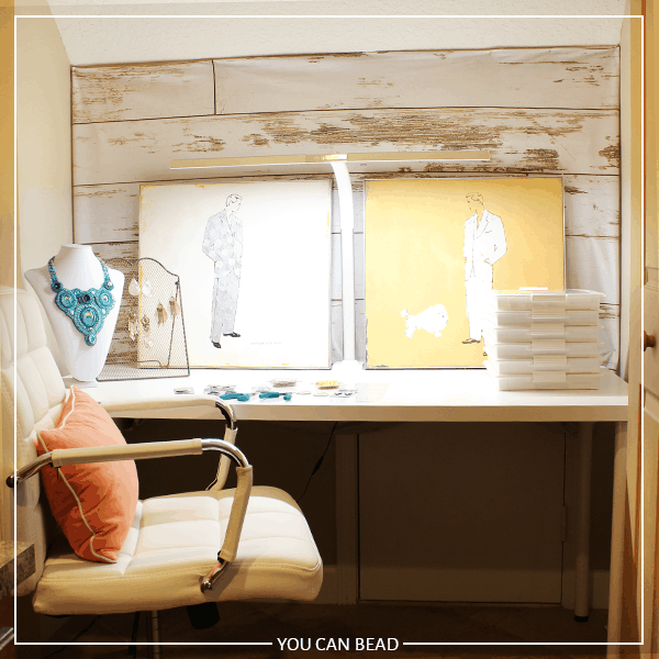 How To Turn A Small Space Into A Jewelry Making Studio Amy Romeu