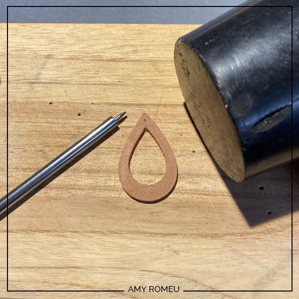 How to Make Leather Earrings with a Cricut Maker Amy Romeu