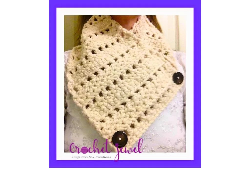 Crochet a Cozy Neck Warmer Cowl StepbyStep Tutorial Amys DIY