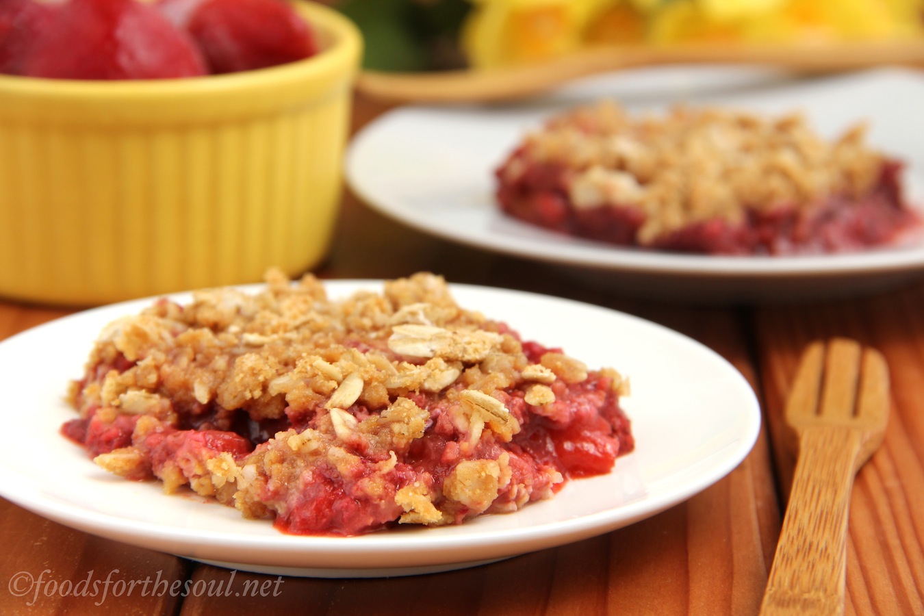 Strawberry Peanut Butter Crumble Amy's Healthy Baking