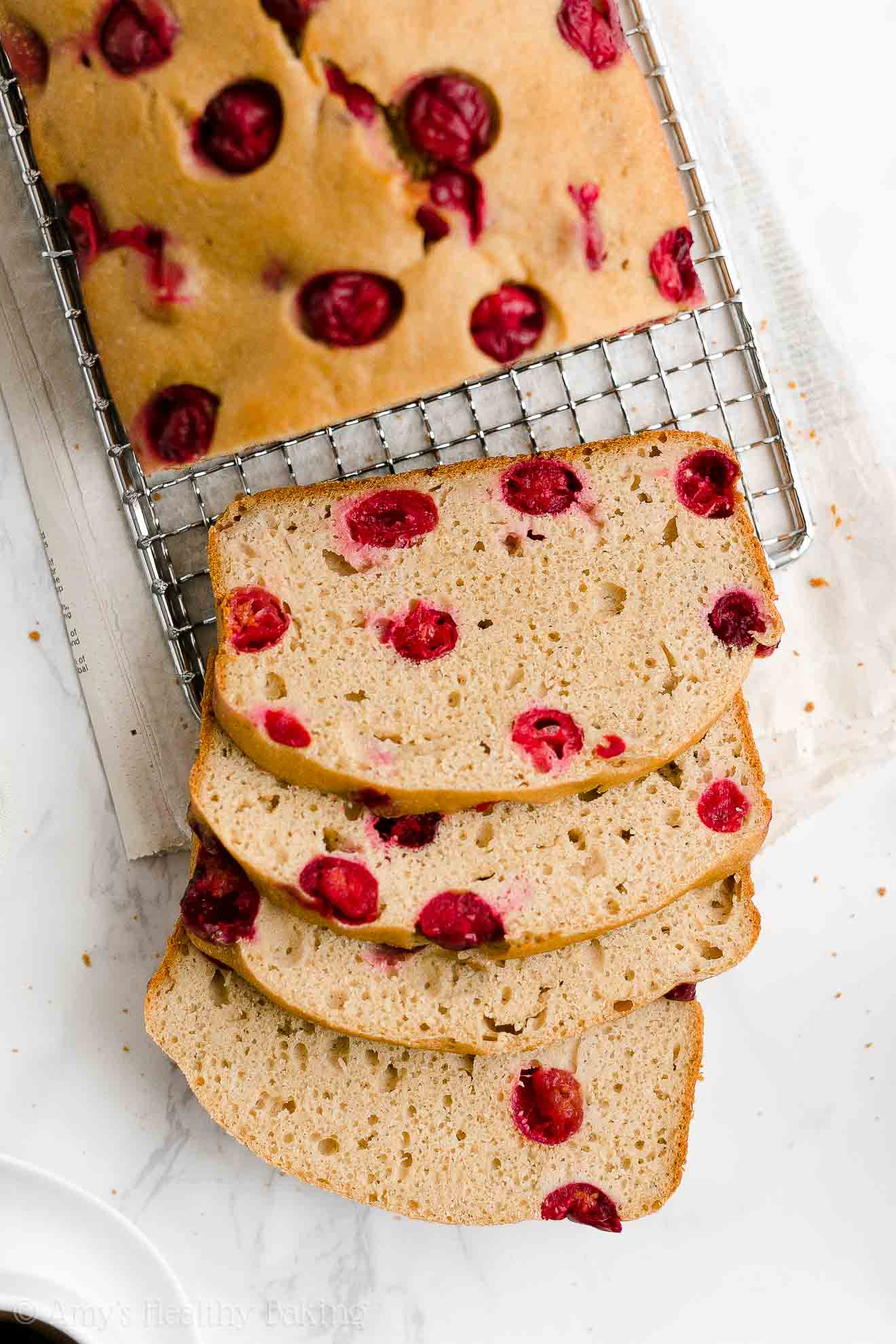 Healthy Cranberry Bread Amy's Healthy Baking